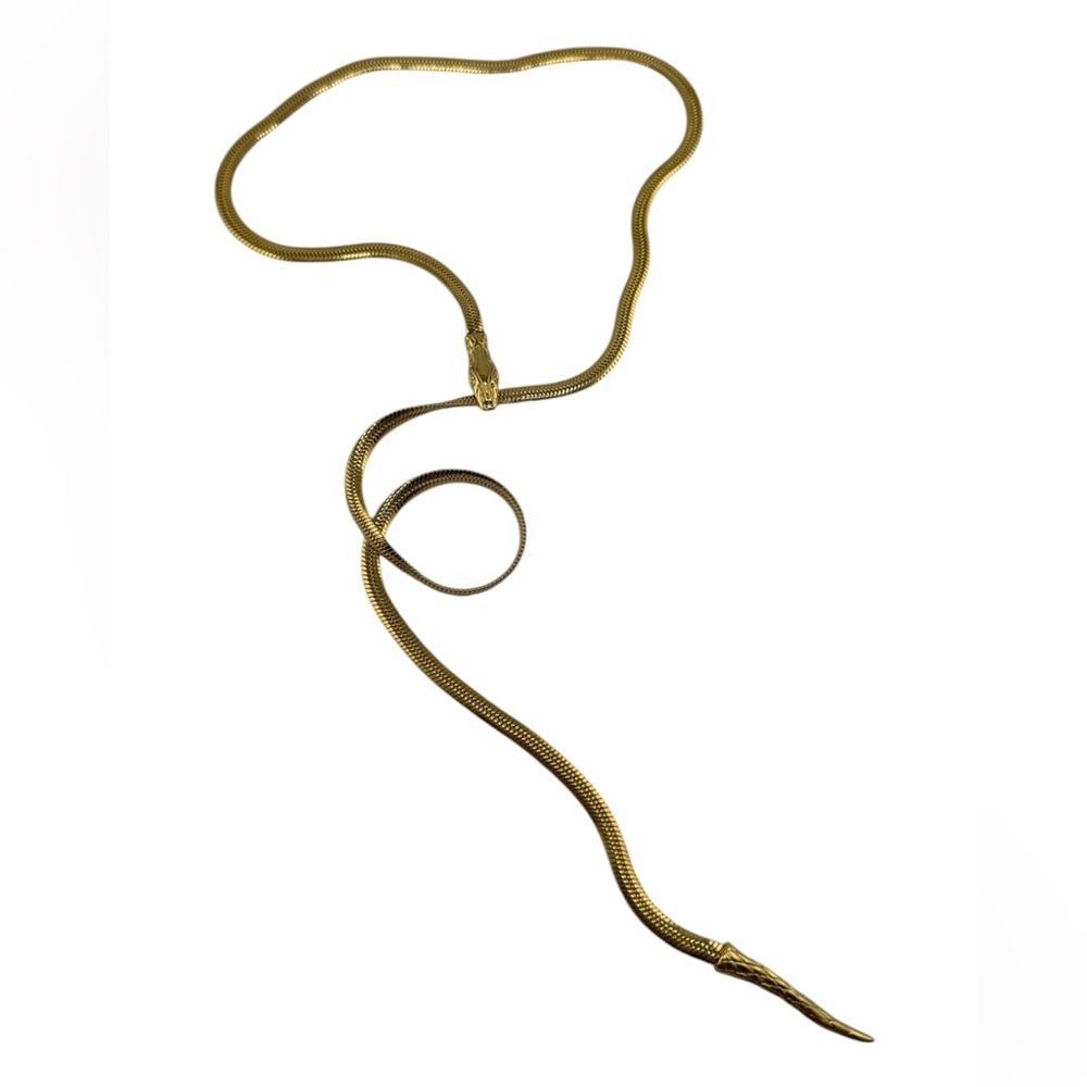 Anthropologie Serpenti Inspired Snake Necklace - Picture 11 of 11